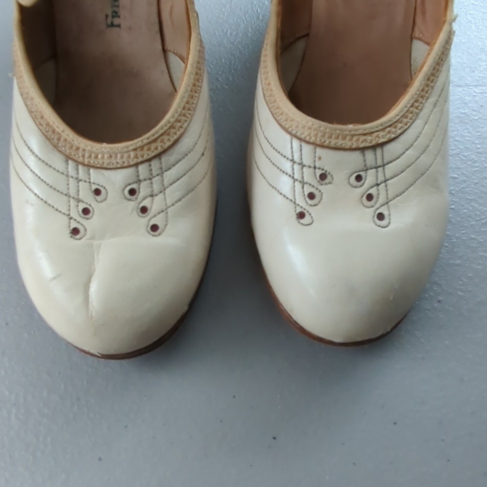 Antique Womens Heel Shoes Freidman Shelby St. Louis Children's Size 1 Theatre - Picture 11 of 13